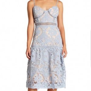 Light Blue Eyelet Dress